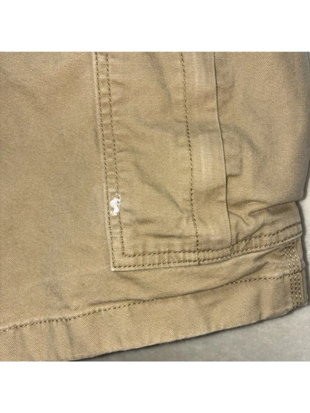 Carhartt RipStop Relaxed Fit Cargo Shorts Khaki Utility Workwear Men 32 #b